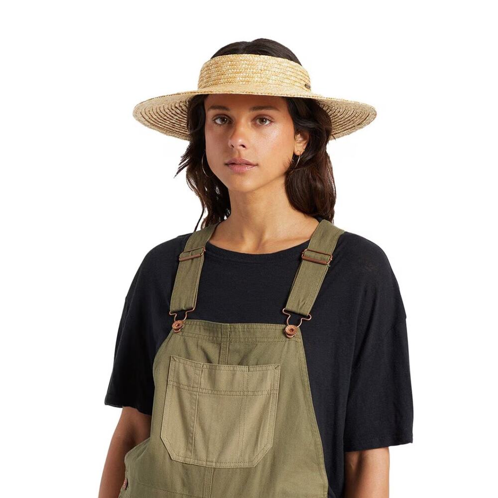 Brixton Natural Straw Wide Brim Sun Hat